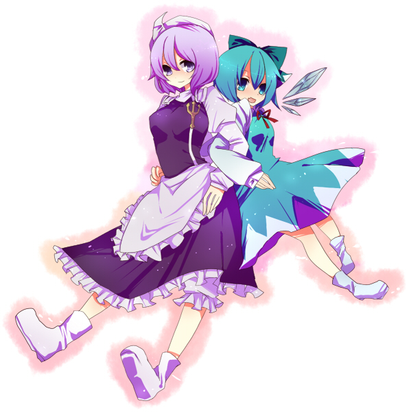 cirno and letty whiterock (touhou) drawn by amaya_enaka