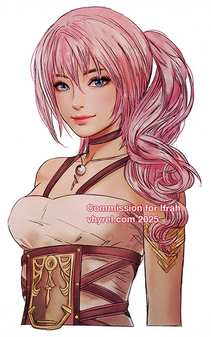serah farron (final fantasy and 1 more) drawn by vhyrel