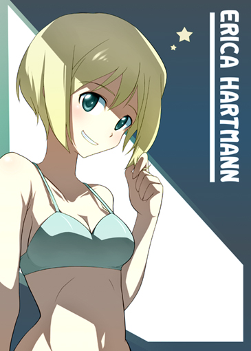 erica hartmann (world witches series and 1 more) drawn by rison