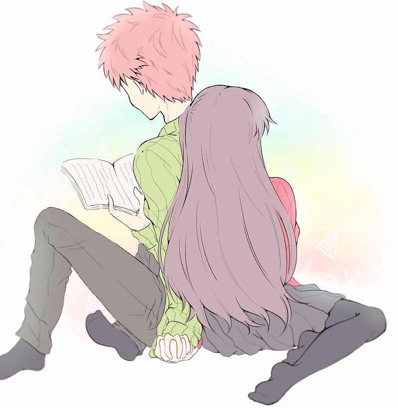 tohsaka rin and emiya shirou (fate and 1 more) drawn by toutou_(fufu0o)