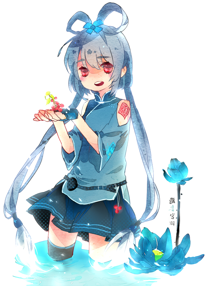 luo tianyi (vocaloid and 1 more) drawn by mctee