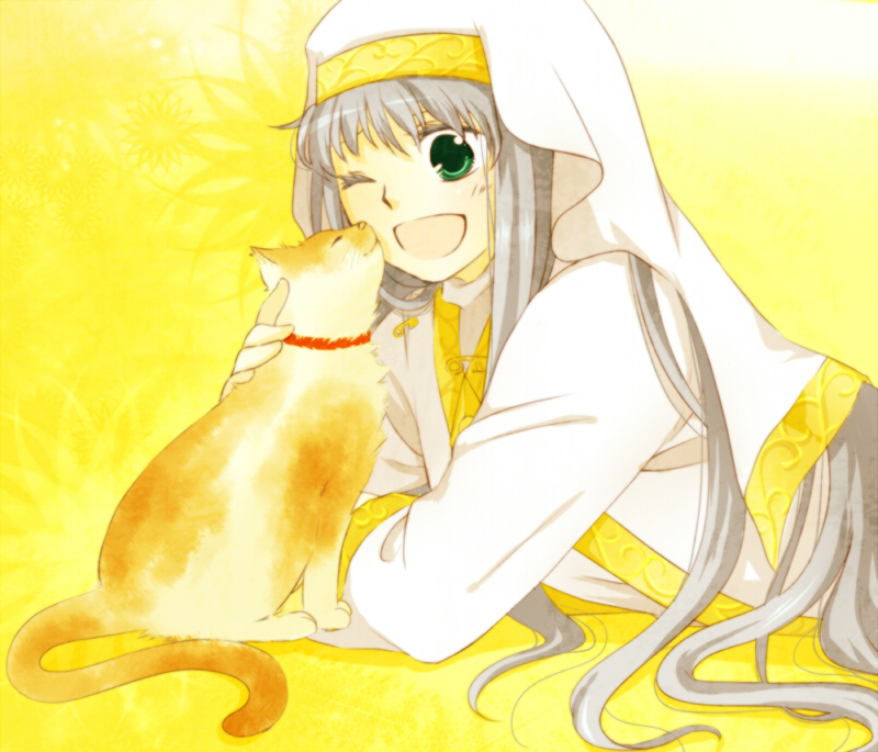 index and sphinx (toaru majutsu no index) drawn by sani_(nmk_sunny)