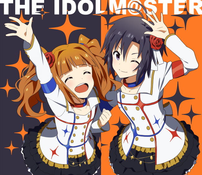 kikuchi makoto and takatsuki yayoi (idolmaster and 1 more) drawn by mizu_(47ssn)
