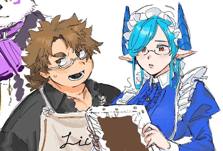 melusine and licht (tokyo afterschool summoners) drawn by ta_me_ba