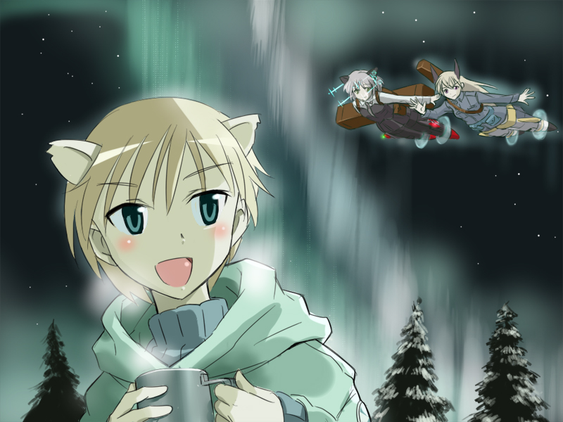 sanya v. litvyak, eila ilmatar juutilainen, and nikka edvardine katajainen (world witches series and 2 more) drawn by kaneko_(novram58)