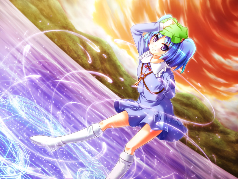 kawashiro nitori (touhou) drawn by akashio_(loli_ace)