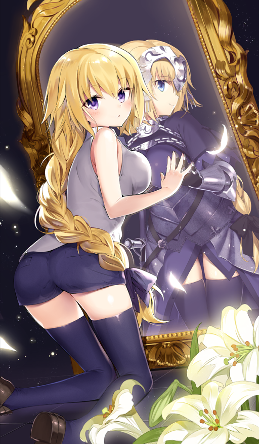 jeanne d'arc and laeticia (fate and 2 more) drawn by hanabana_tsubomi