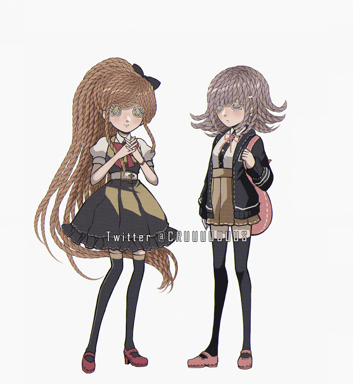nanami chiaki and sonia nevermind (danganronpa and 3 more) drawn by criis-chan
