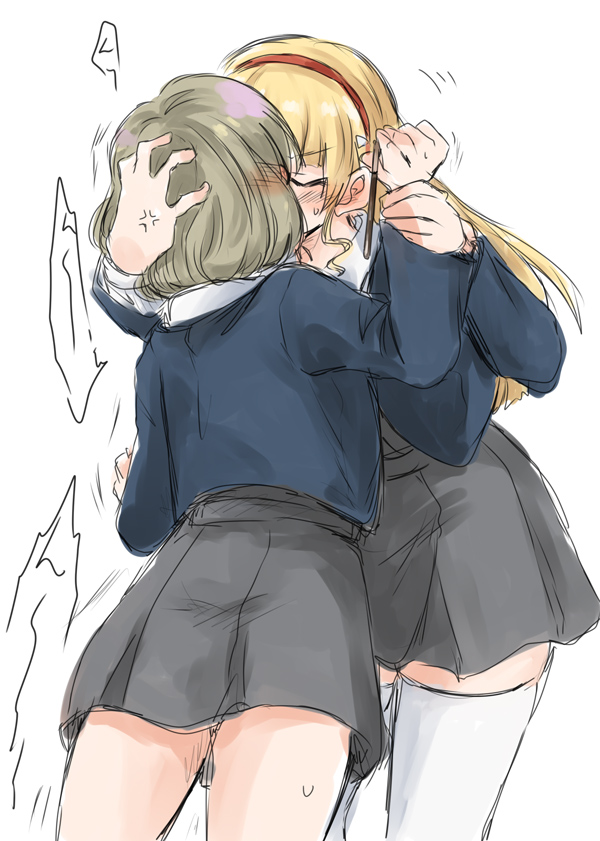 tang keke and heanna sumire (love live! and 1 more) drawn by unya