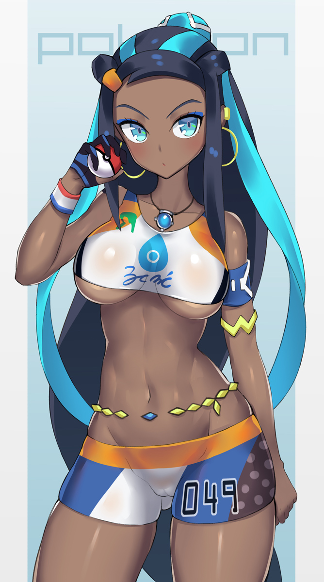 nessa (pokemon and 1 more) drawn by mahou_kyuuri