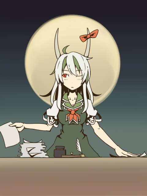 kamishirasawa keine and ex-keine (touhou) drawn by kawashina_(momen_silicon)