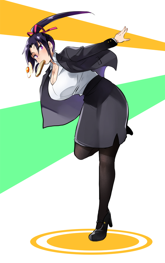 kousaka shigure (shijou saikyou no deshi ken'ichi) drawn by hannpen5500