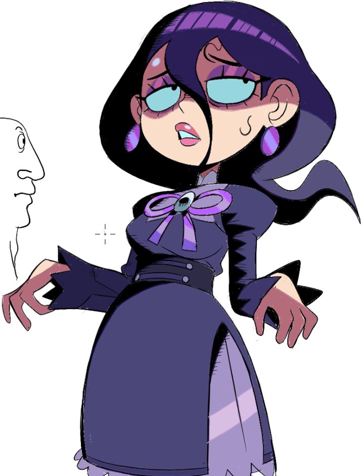 hex maniac (pokemon and 1 more) drawn by jojomama38