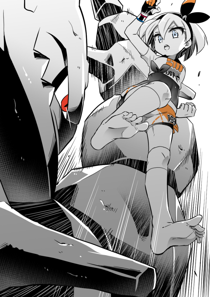 bea and steelix (pokemon and 1 more) drawn by chida_daisuke