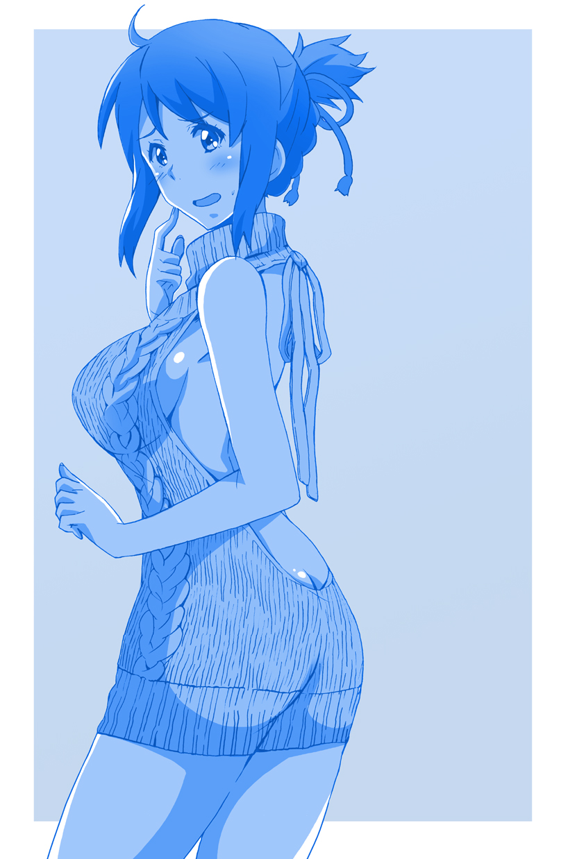 miyamizu mitsuha (kimi no na wa. and 1 more) drawn by ponpon