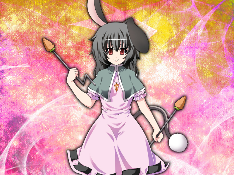 inaba tewi and nazrin (touhou) drawn by fal_(falketto)