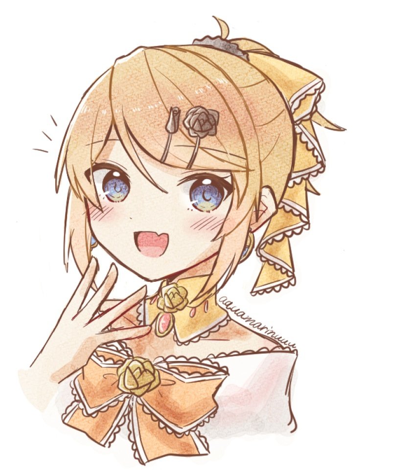 kagamine rin and riliane lucifen d'autriche (vocaloid and 2 more) drawn by aquamarinu