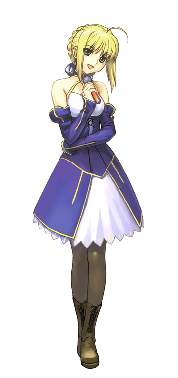 artoria pendragon and saber (fate and 1 more)