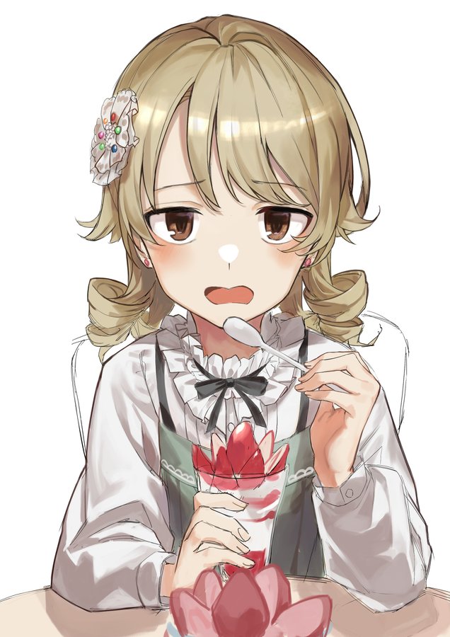 morikubo nono (idolmaster and 2 more) drawn by haruyuki_(gffewuoutgblubh)