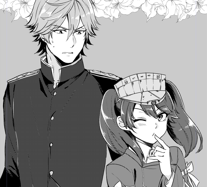 ryuujou and admiral arisugawa (kantai collection) drawn by nagomi_(mokatitk)