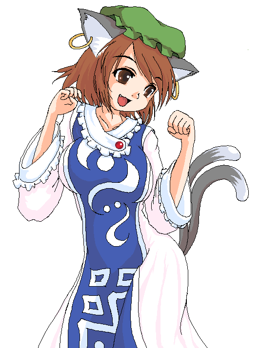 yakumo ran and chen (touhou) drawn by uzura_(reimu)