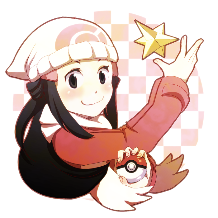 dawn (pokemon and 2 more) drawn by chichi_band