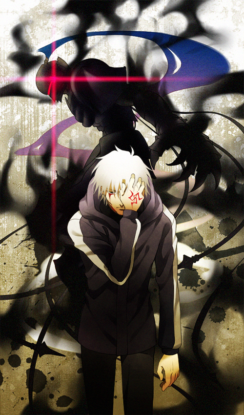 matou kariya and berserker (fate and 1 more) drawn by kazu_sanbon