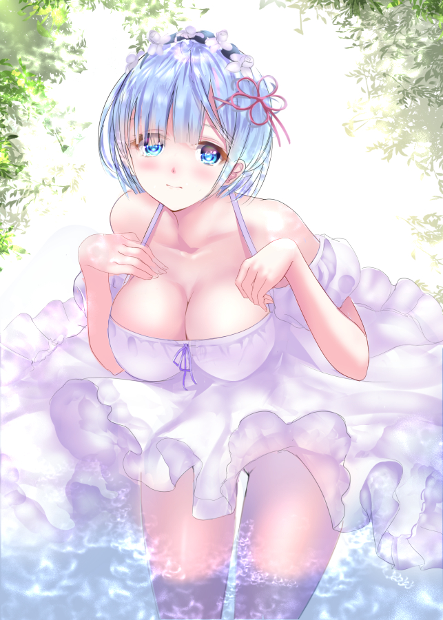 rem (re:zero kara hajimeru isekai seikatsu) drawn by ponytail_korosuke