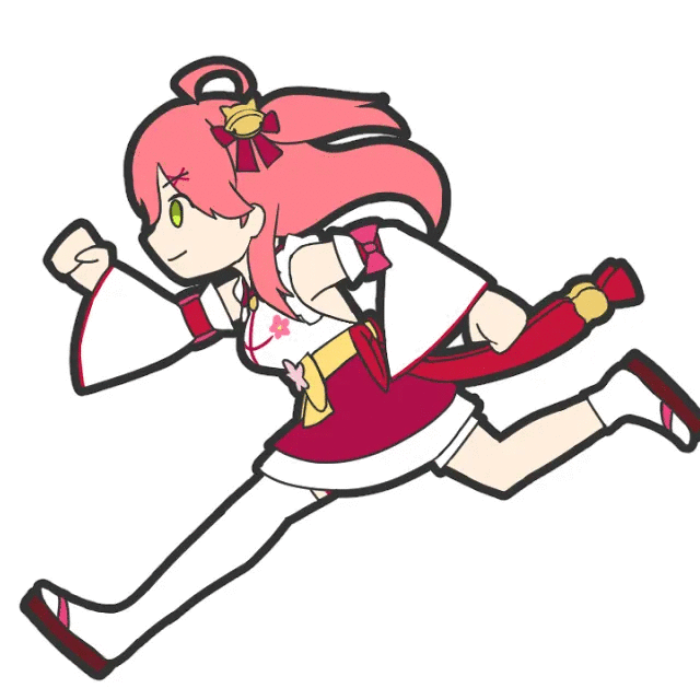 sakura miko (hololive and 1 more) drawn by tian_nya