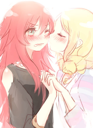 renjouji beru and takanashi otoha (pretty series and 2 more) drawn by irua
