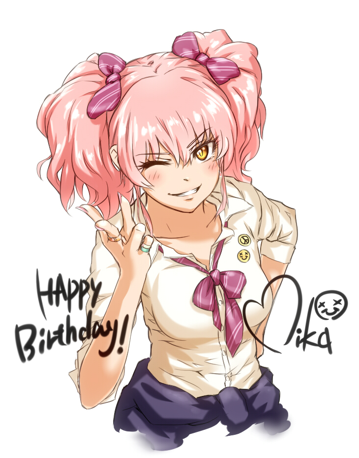 jougasaki mika (idolmaster and 1 more) drawn by torako_(toramaru)