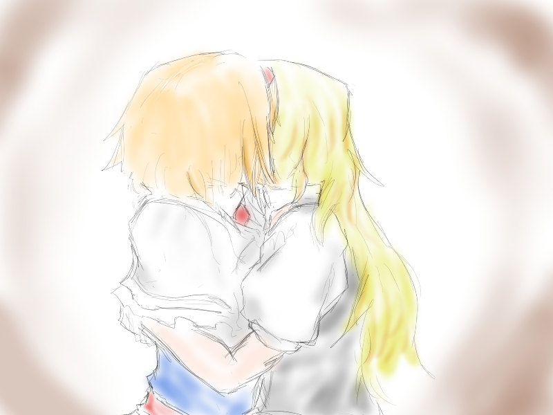kirisame marisa and alice margatroid (touhou) drawn by mariali-grimoire