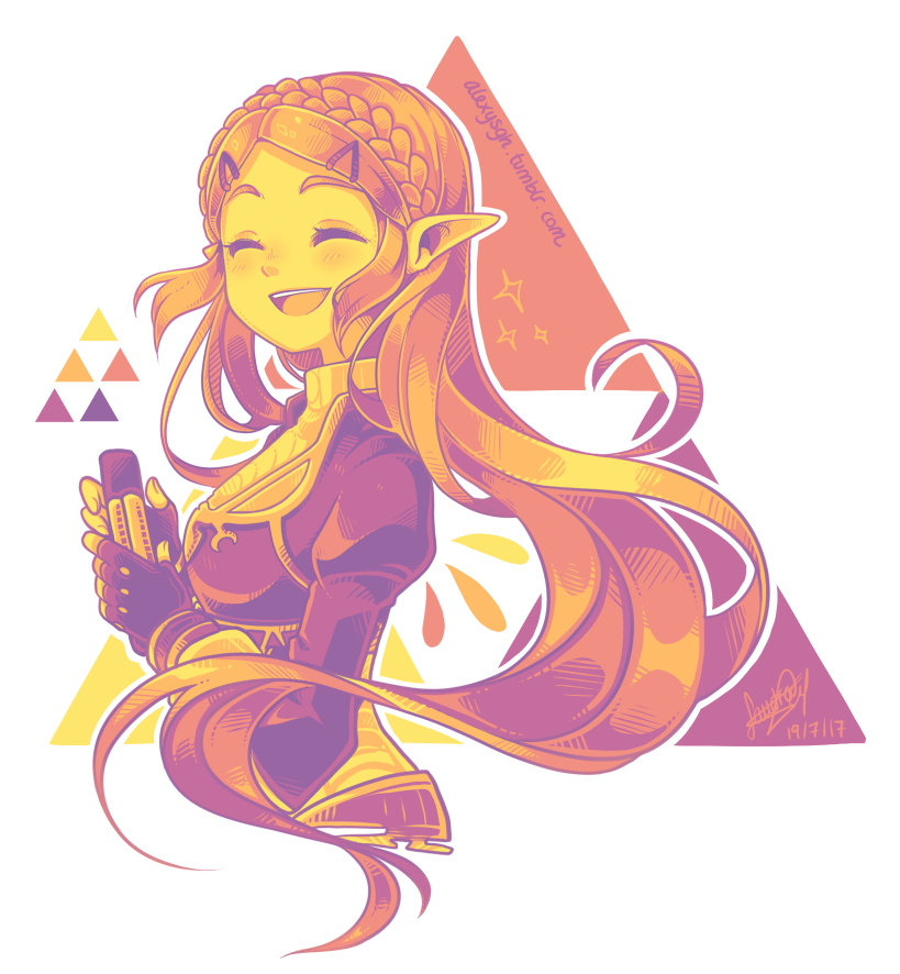 princess zelda (the legend of zelda and 1 more) drawn by sandragh