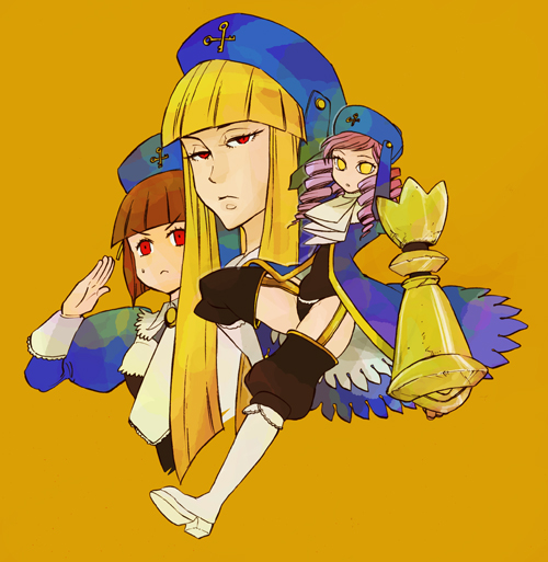 dlanor a. knox, cornelia, and gertrude (umineko no naku koro ni) drawn by mamekuma