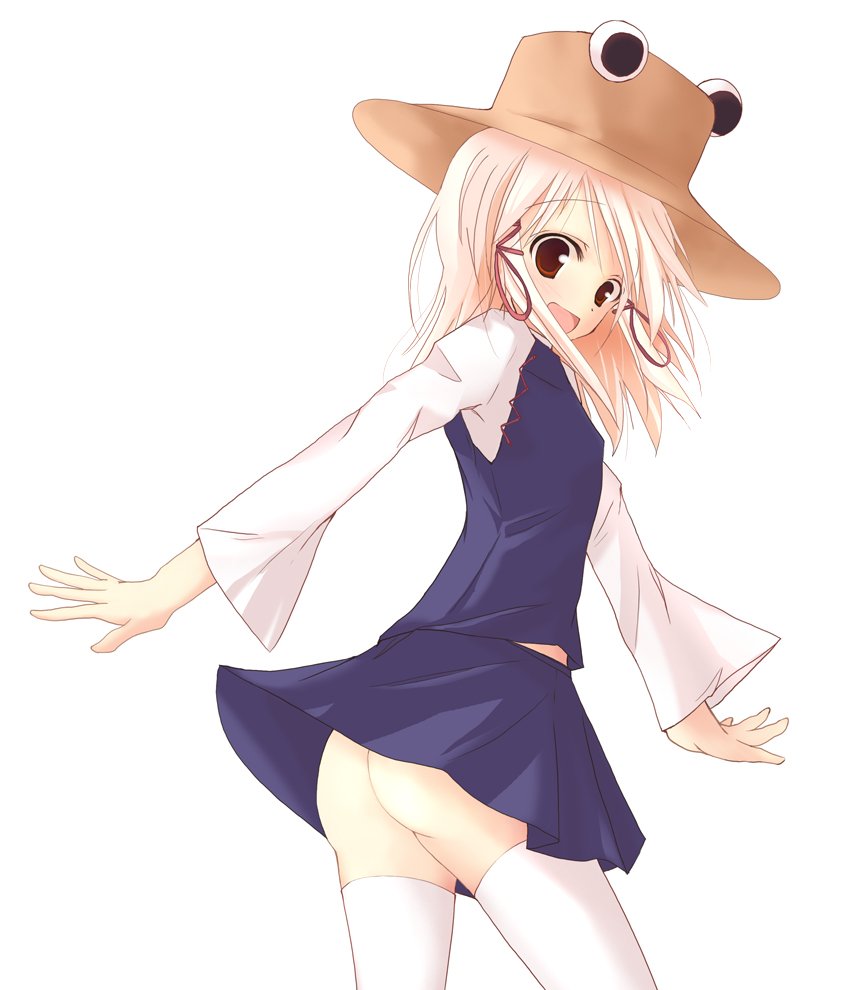 moriya suwako and pyonta (touhou) drawn by rikudou_inuhiko