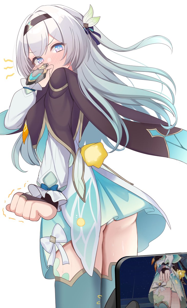 trailblazer, firefly, and stelle (honkai and 1 more) drawn by oguraponti