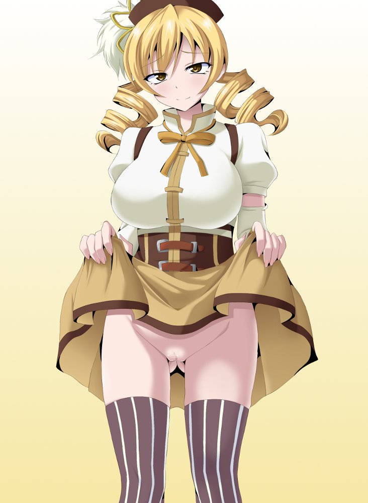tomoe mami (mahou shoujo madoka magica) drawn by yagyuu_(prede)