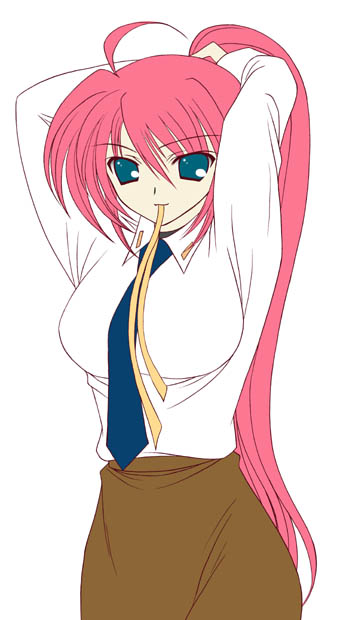signum (lyrical nanoha and 1 more) drawn by takenaka_hisato