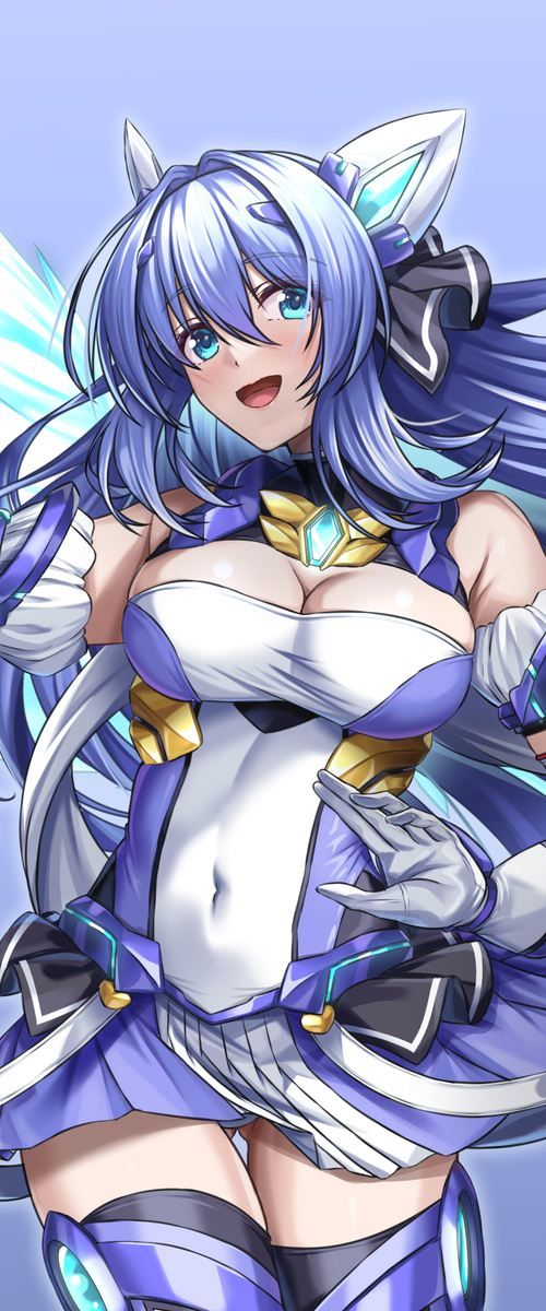 katsuragi marina and exs-tia (kouyoku senki exs-tia and 1 more) drawn by kozu_rokuta