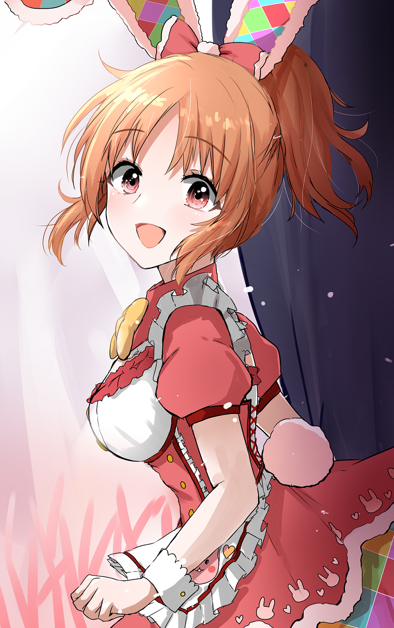 abe nana (idolmaster and 1 more) drawn by morinaga_miki