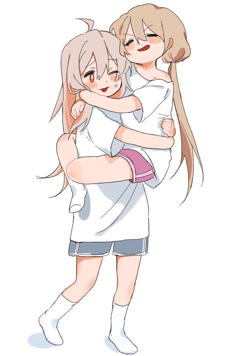 oyama mahiro and futaba anzu (idolmaster and 2 more) drawn by sigure_again