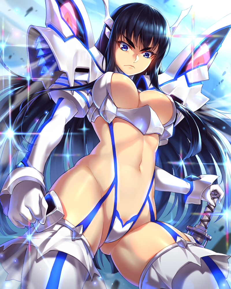 kiryuuin satsuki and junketsu (kill la kill) drawn by suika01