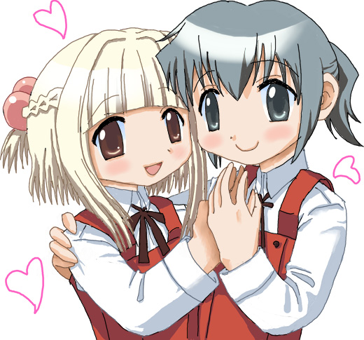 nori and nazuna (hidamari sketch) drawn by umeboshitora