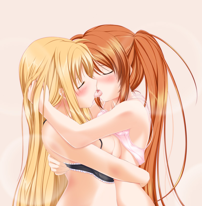 fate testarossa and takamachi nanoha (lyrical nanoha and 1 more) drawn by amicis