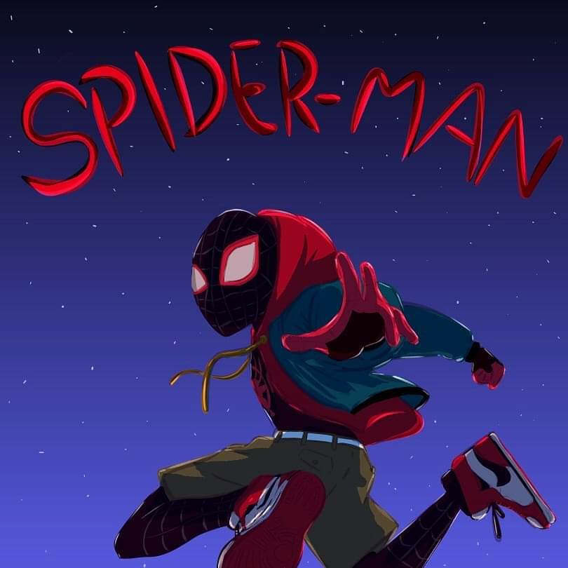 miles morales and spider-man (marvel and 3 more) drawn by kamakoji