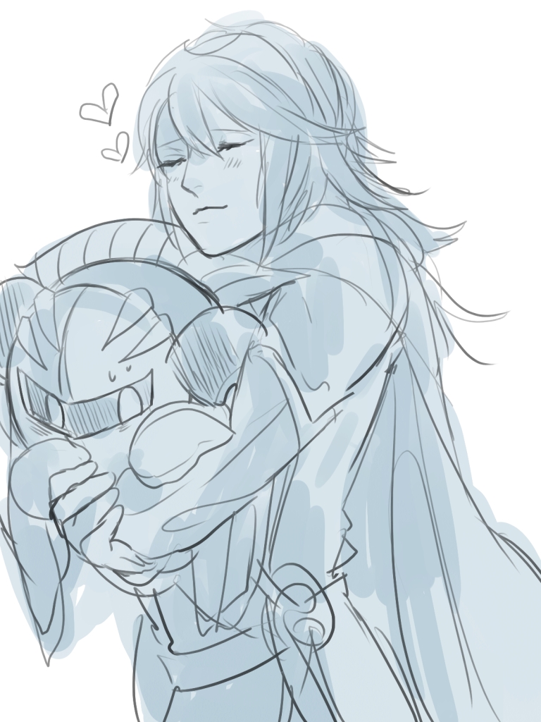lucina and meta knight (fire emblem and 3 more) drawn by ou_(kaluu)