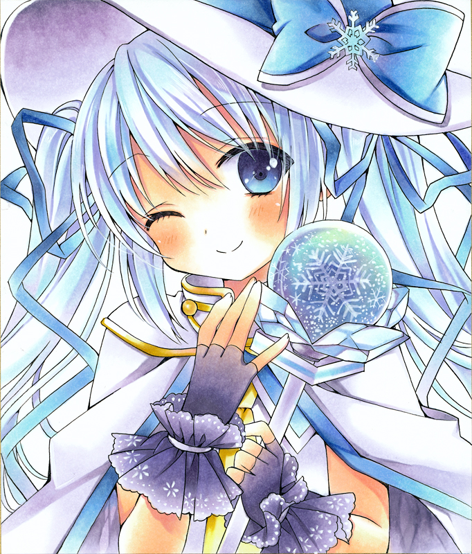 hatsune miku and yuki miku (vocaloid) drawn by puu_(kari---ume)