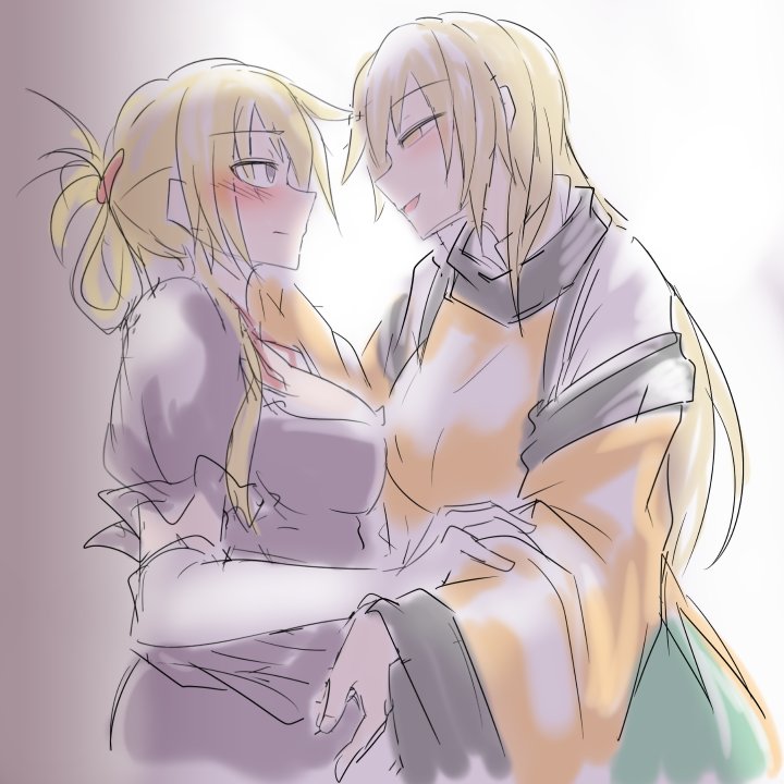 yakumo yukari and matara okina (touhou) drawn by kuroba_rapid