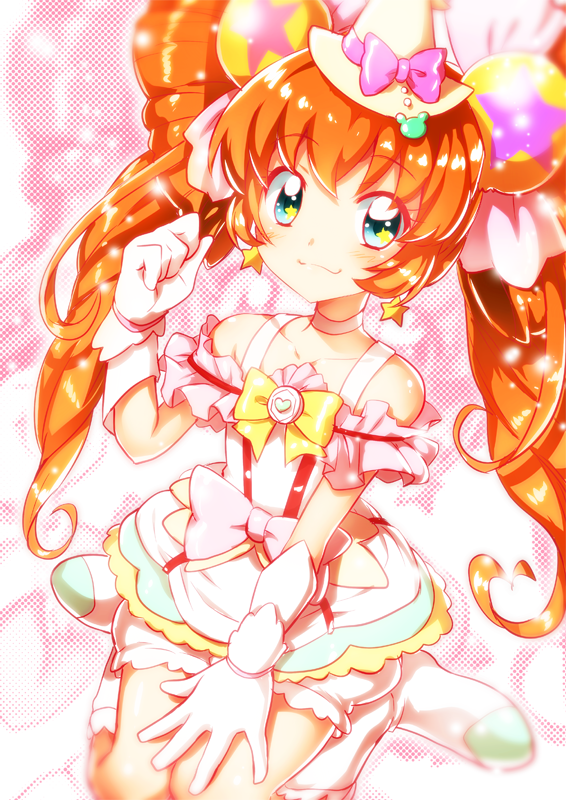 mofurun, cure echo, and cure mofurun (precure and 3 more) drawn by yuto_(dialique)