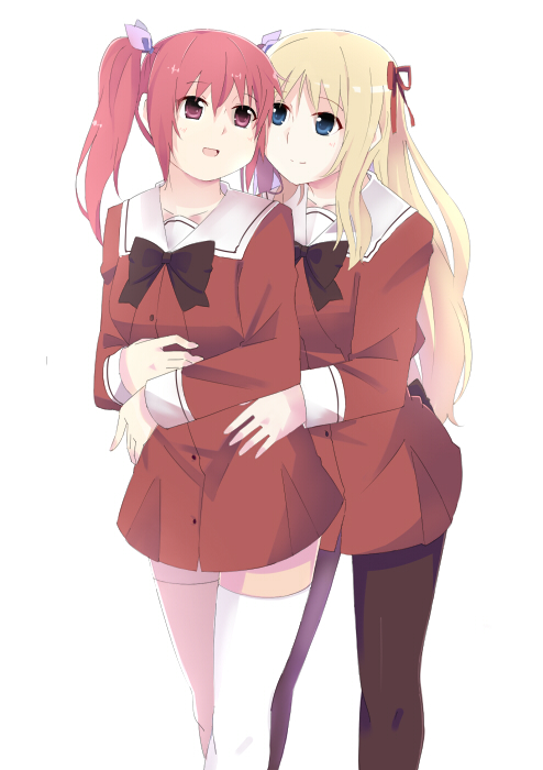 oda nanami and matsubara yuuna (sono hanabira ni kuchizuke wo) drawn by miya_(miyabi_24)